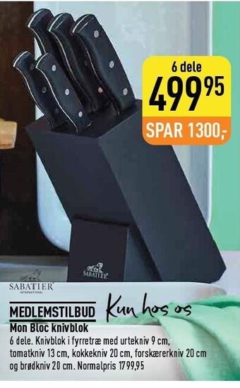 Mon bloc knivblok