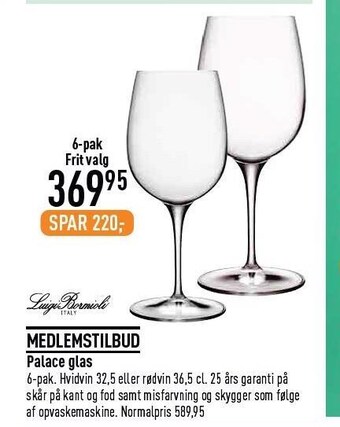 Imerco Palace glas tilbud