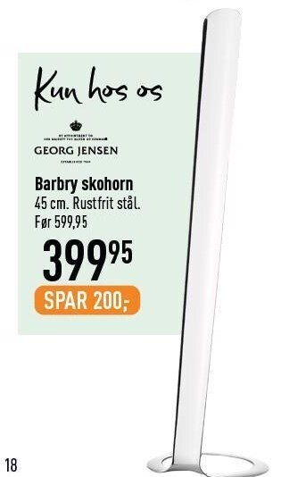 Imerco Barbry skohorn tilbud