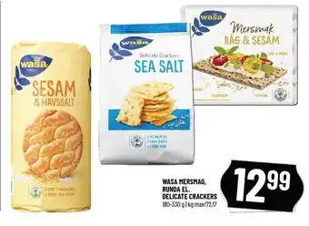Løvbjerg Wasa mersmag, runda el. delica crackers tilbud