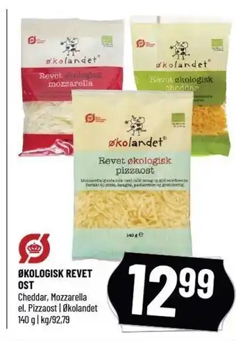 Øko revet ost