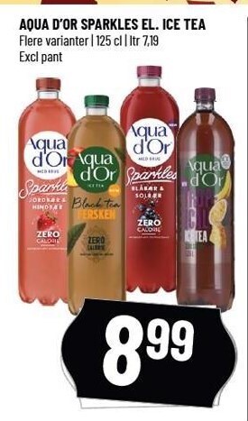 Løvbjerg Aqua d'or sparkles el. ice tea tilbud