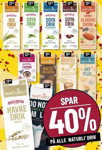 Løvbjerg Spar 40% på alle naturli' drik tilbud