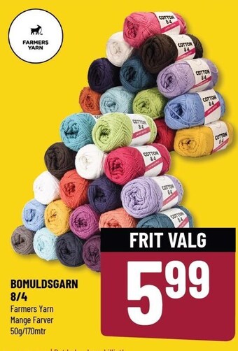 Løvbjerg Bomuldsgarn 8/4 tilbud