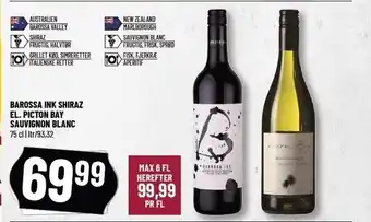 Løvbjerg Barossa ink shiraz el. picton bay sauvignon blanc tilbud