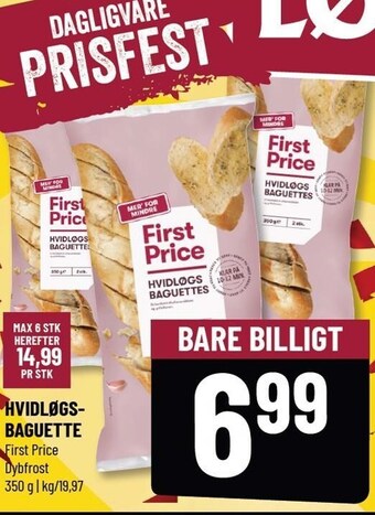 Hvidløgsbaguette