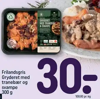REMA 1000 Gryderet m. tranebær og svampe tilbud