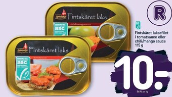 REMA 1000 Fintskåret laksefilet i tomatsauce el. chili/mango sauce tilbud