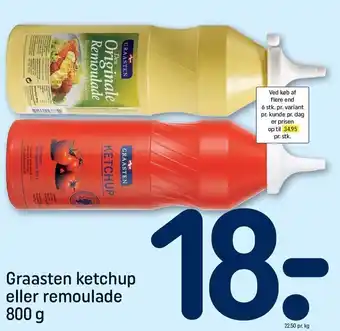 REMA 1000 Ketchup el. remoulade tilbud