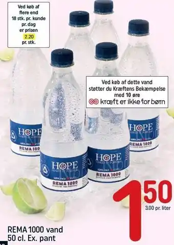 REMA 1000 Vand tilbud