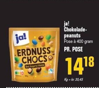 Ja! chokoladepeanuts