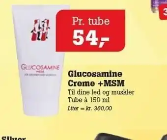 Poetzsch Padborg Glucosamline creme+ msm tilbud