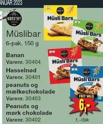 Harald Nyborg Müslibar tilbud