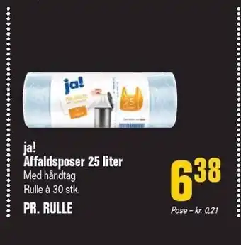 Ja! affaldsposer 25liter