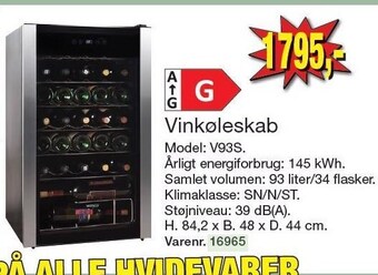 Harald Nyborg Vinkøleskab tilbud