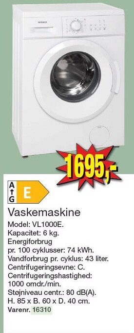 Vaskemaskine