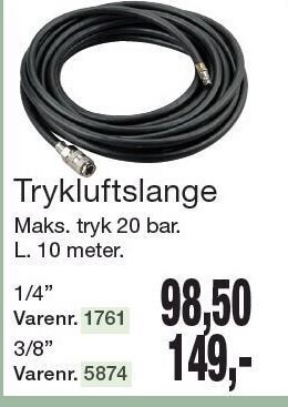 Harald Nyborg Trykluftslange tilbud