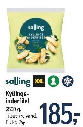 Føtex Kyllingeinderfilet tilbud