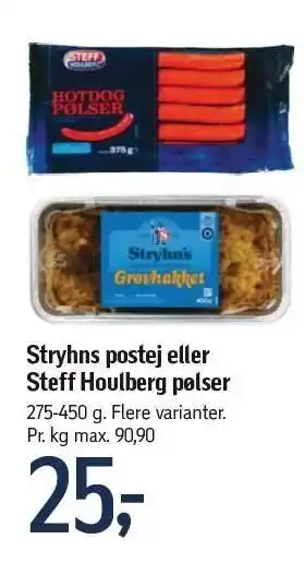 Føtex Postej el. pølser tilbud