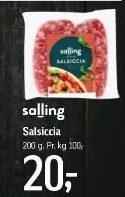 Føtex Salsiccia tilbud