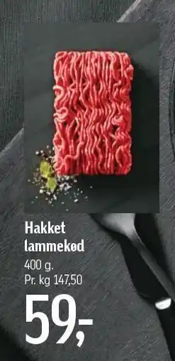 Hakket lammekød