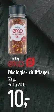 Føtex Økologisk chiliflager tilbud