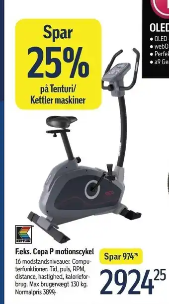 Tenturi/kettler maskiner