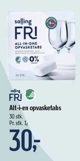 Føtex Alt i en opvasketabs tilbud