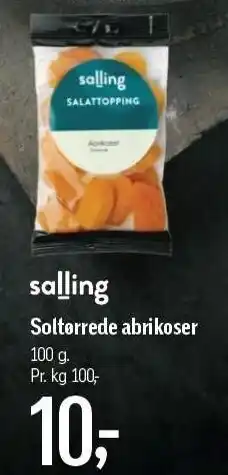 Soltørrede abrikoser