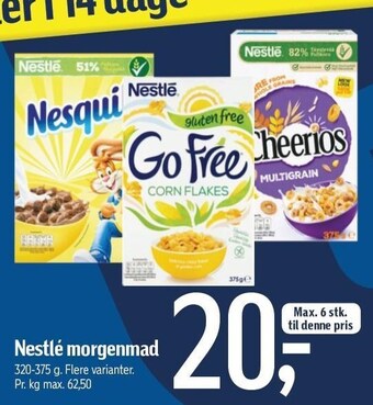 Føtex Nestlé morgenmad tilbud