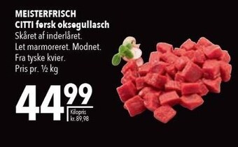 Fersk oksegullasch