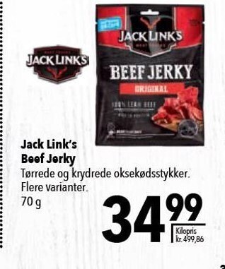 Citti Jack link's beef jerky tilbud