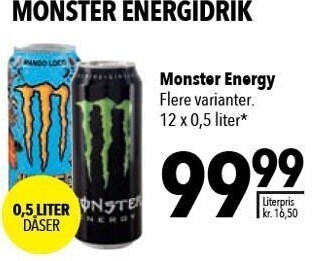 Citti Monster energy tilbud