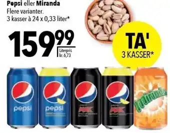 Citti Pepsi el. mirinda tilbud
