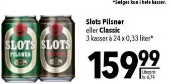 Citti Slots pilsner classic tilbud