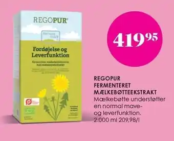 Matas Regopur fermenteret mælkebøtteekstrakt tilbud