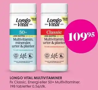Longo vital multivitaminer