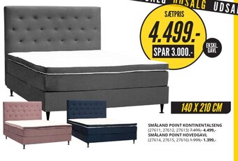 My Home Småland Point Kontinentalseng tilbud