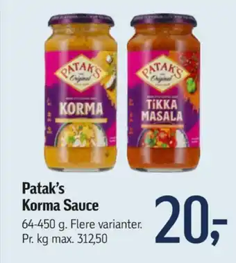 Pataks sauce flydende