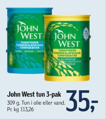 Føtex John west tun tilbud