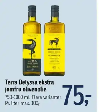Føtex Terra delyssa olivenolie tilbud