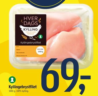 Føtex Hverdags kyllingebrystfilet tilbud