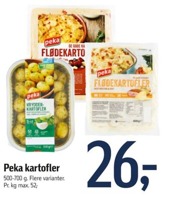 Føtex Peka flødekartofler tilbud