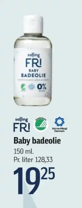 Føtex Salling fri babyolie tilbud