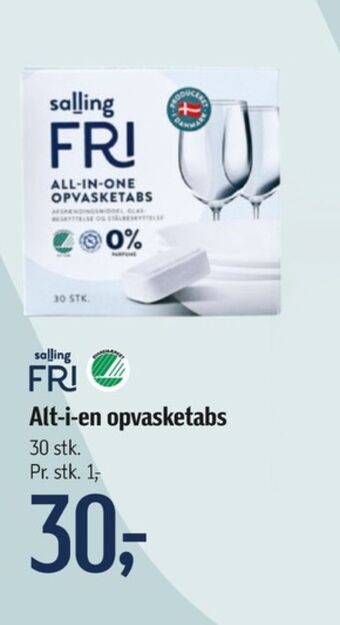 Føtex Salling fri maskinopvask-tabs tilbud