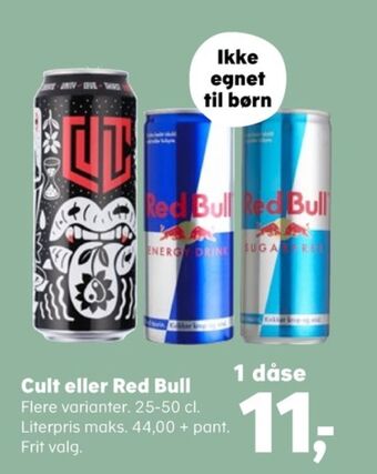 Kvickly Red bull energidrik tilbud
