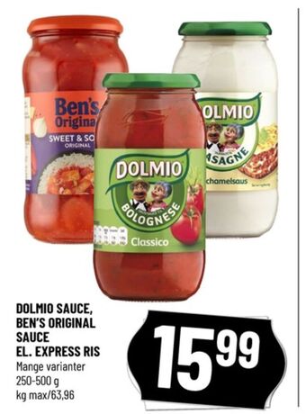 Dolmio sauce flydende