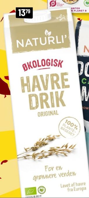 Løvbjerg Naturli' havredrik tilbud