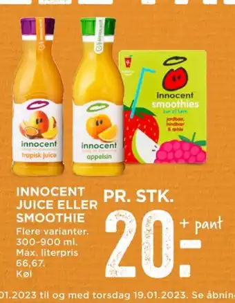 MENY Kids smoothie tilbud