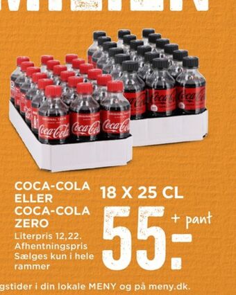 MENY Coca cola cola tilbud